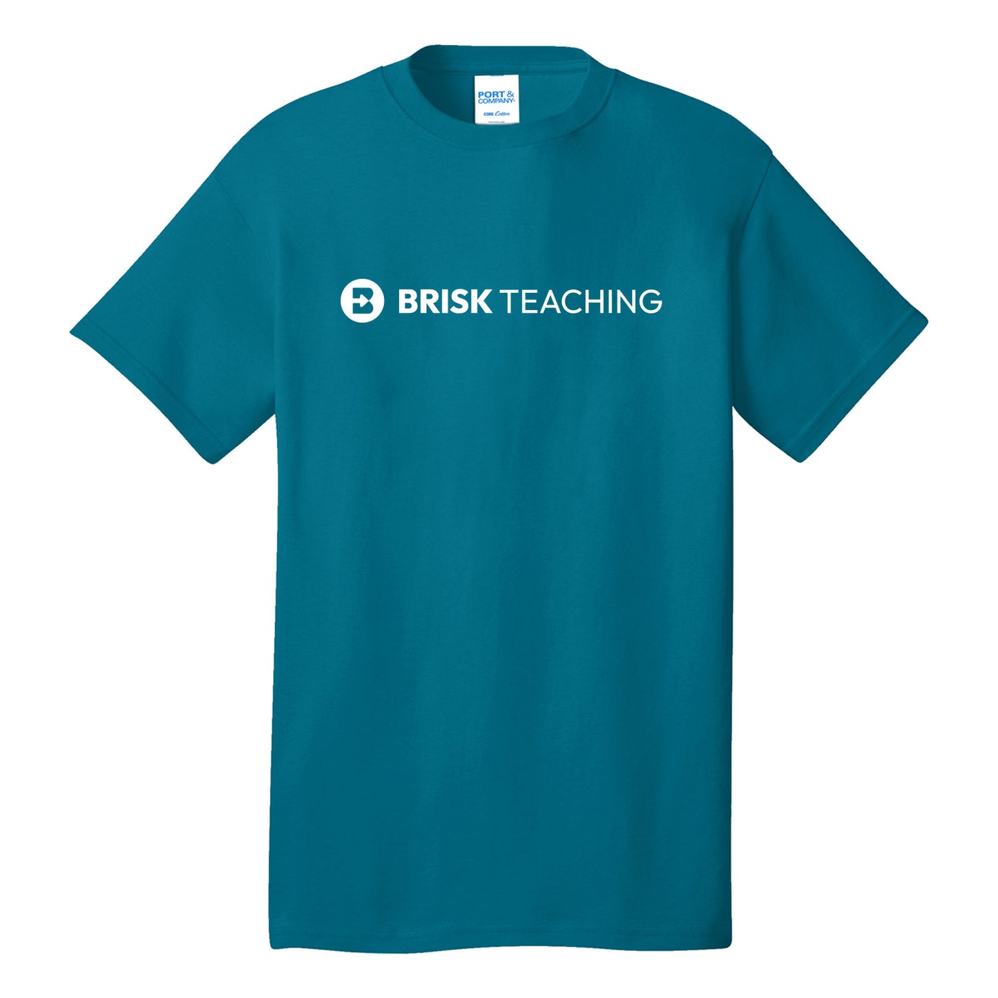 Brisk Teaching Tee - Horizontal - Teal